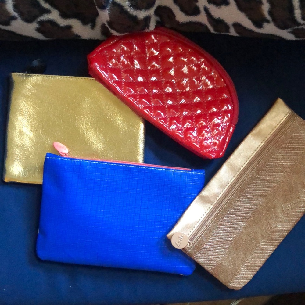 4 Ipsy makeup bags